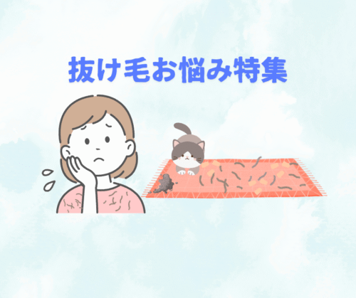 ペットの抜け毛掃除について、お悩み別におすすめします！
