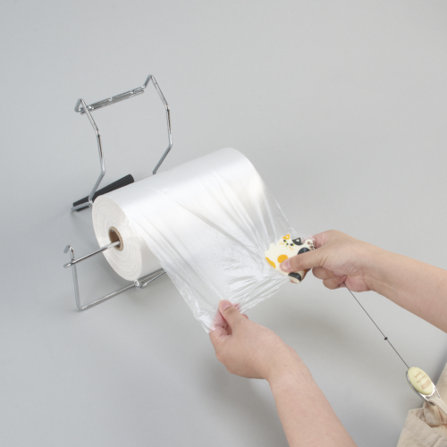 清潔にポリ袋を開けられる